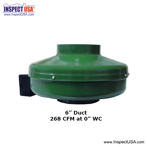 Spruce RL300 6" Inline Ventilation Fan (28225) 268 CFM with Bracket