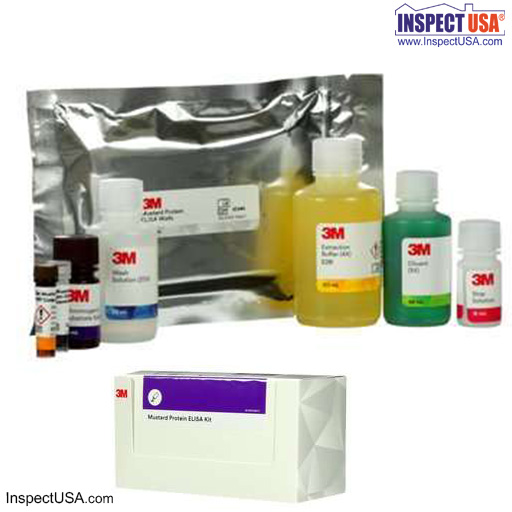 Mustard Protein ELISA Test 3M (E96MUS) 96 Wells Per Kit