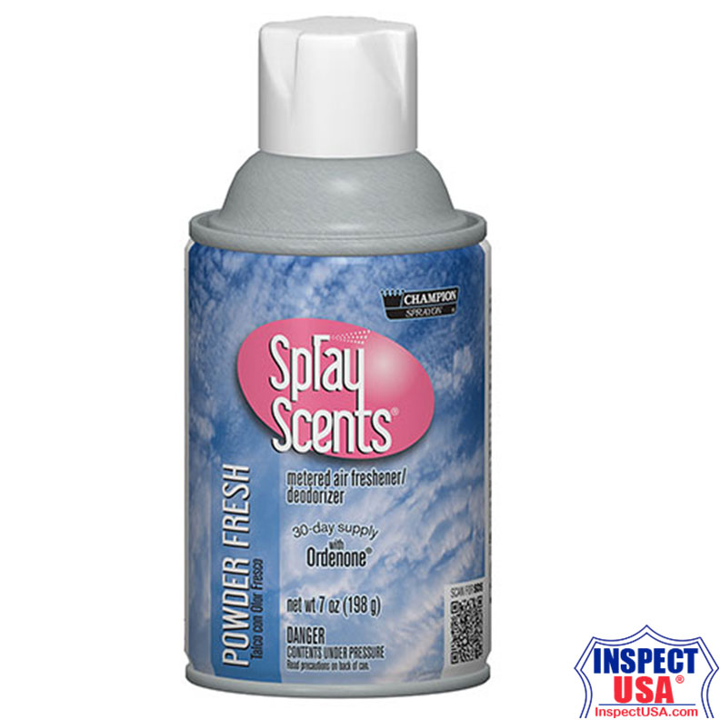 SprayOn Metered Air Freshener Spray 7oz (35185) Powder Fresh