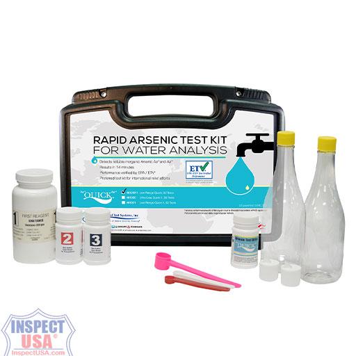 Arsenic Water Test Kit 2-50 ppb (481297-I) 50 Tests 12 Minute Result