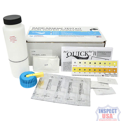 Arsenic Water Test Kit 0-20 ppb (481300-5) 5 Tests 12 Minute Result