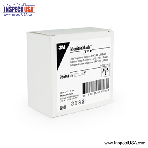 MonitorMark Time Temperature Indicator 5°F 48-Hours (9860A-100) 100 Pack