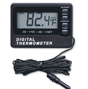 Digital Thermometer -58° to 158°F (AQ150) with Alarm