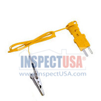 K-Type Thermocouple Beaded Tip Probe (ATT19) with Clip