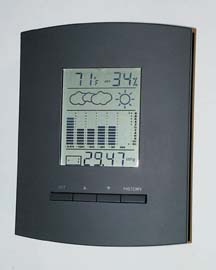 Barometer: 4 Line (BA116) Trend, Altitude, Weather Forecast