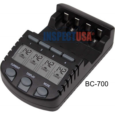 Battery Charger: Digital for NiCd & NiMh (BC-700) with AC Adapter