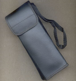 Soft Carrying Case: Faux Leather 3"x7.5"x1.25" (C4) Velcro Flap