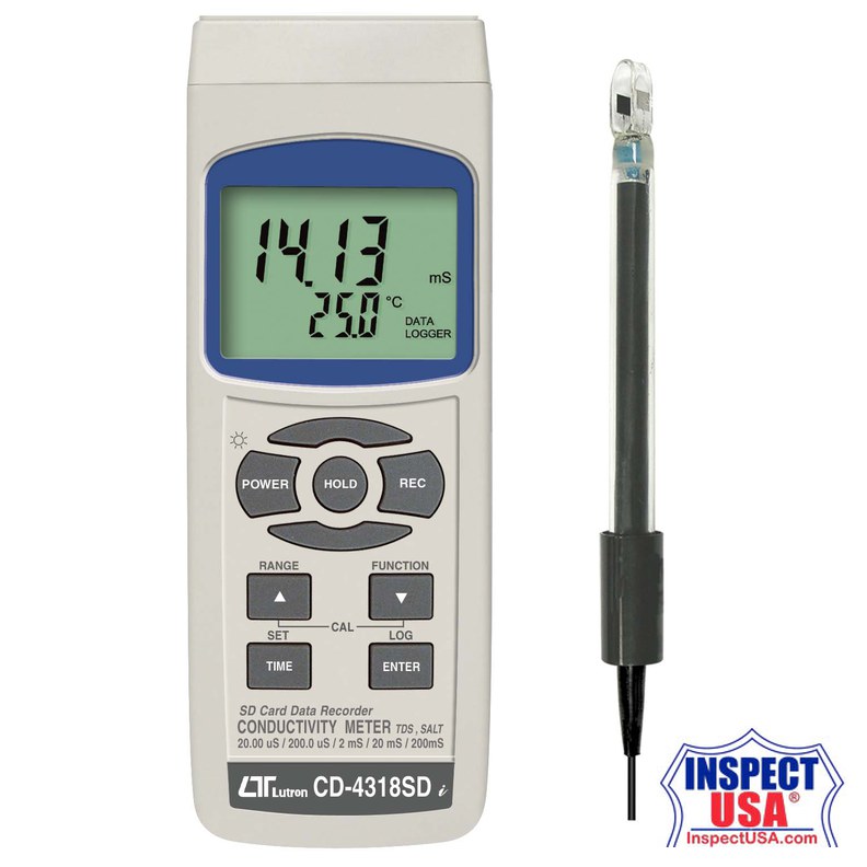 Lutron Precision Conductivity Meter (CD-4318SD)