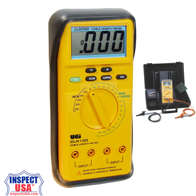 Cable & Wire Length Meter 26 to 4/0 AWG (CLM100) NIST Certificate