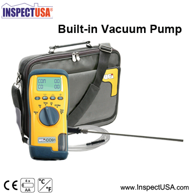 UEI CO Flue & Exhaust Analyzer Kit (CO91) with Pump & Probe