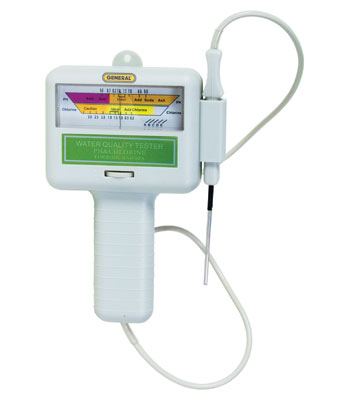 Chlorine & pH Meter (CPH12101) Pool & Spa Tester 3' Cable Probe