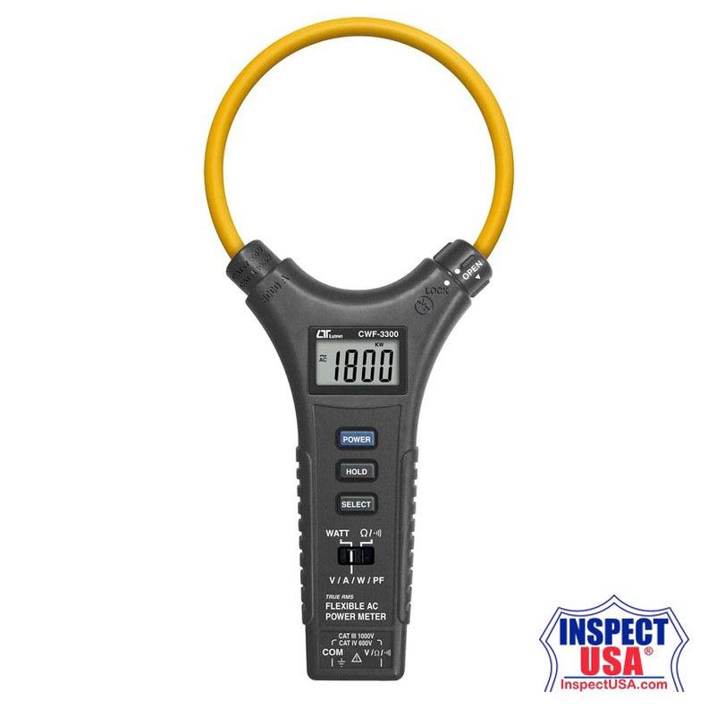 Lutron True RMS, 3000 a Flexible AC Power Meter (CWF-3300)