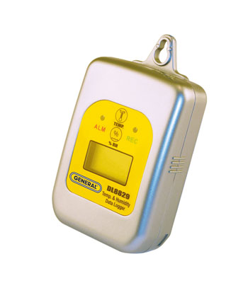 Data Logger Temp -40º to 185ºF, 100% RH (DL8829) Water Resistant