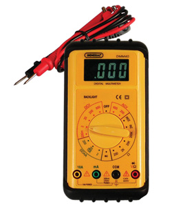 Multimeter 0-600 Volts AC/DC (DMM40) RUGGEDIZED 5 Functions