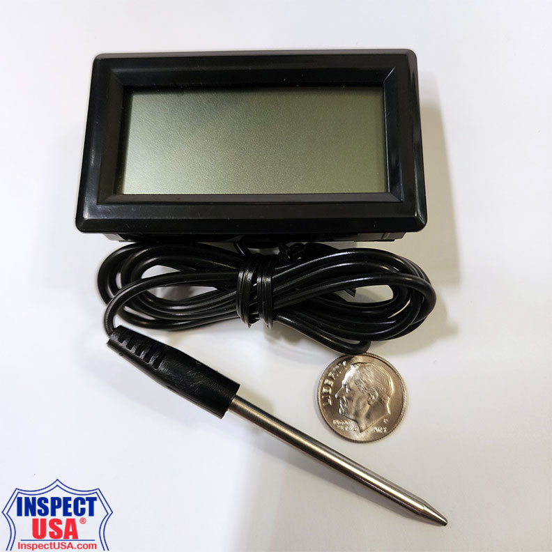 Panel Thermometer -58° to 302°F (DPM300PP) w/Alarm & Probe