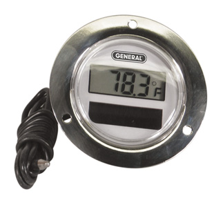Panel Thermometer 3.4" Round -58° to 302°F (DPM560FF) Solar