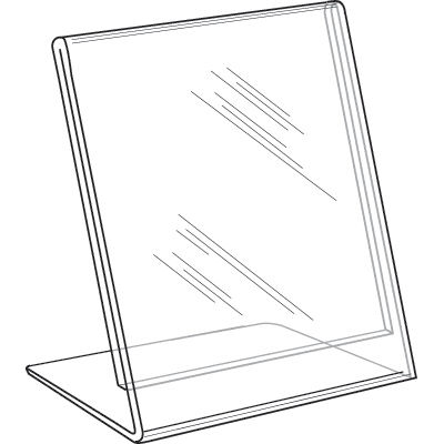 Display Stand Clear Acrylic 8 1/2" x 11" (MPSHST) Self-Standing