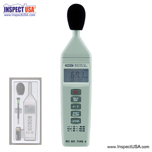 Sound Level Meter Digital 32-130 dB (DSM325) 3 Ranges