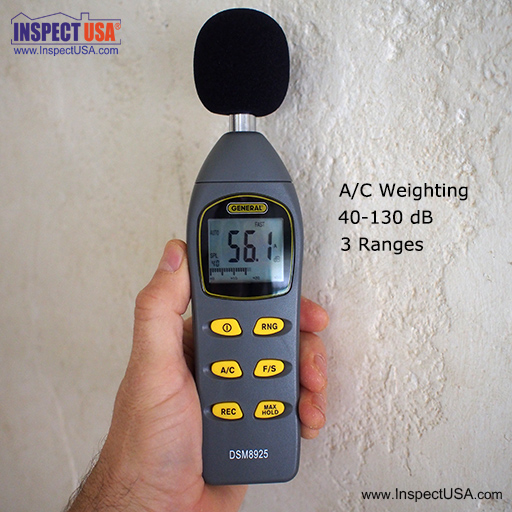 Sound Level Meter Digital 40-130 dB (DSM8925) 3 Ranges