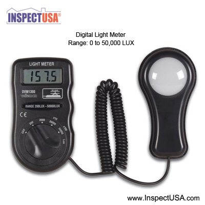 Velleman Light Meter 0-50,000 LUX (DVM1300) with Remote Probe