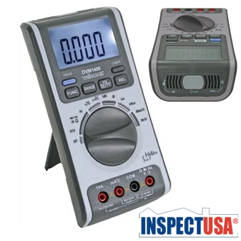 Velleman 5-in-1 Multimeter (DVM1400) also Temp, RH, dB & LUX