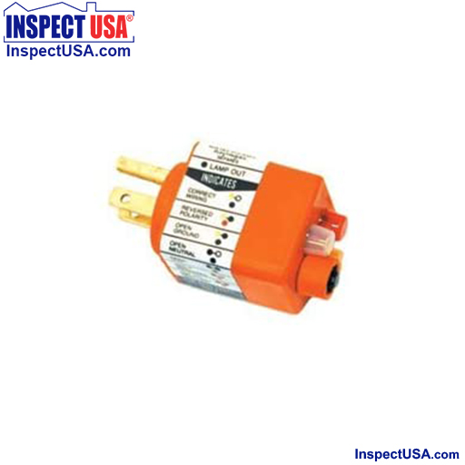 Receptacle/GFCI Tester Combination (ET-CT101) 3 Wire 110vAC LED