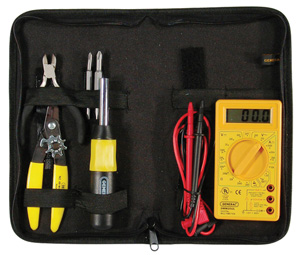 Technician 5 Piece Tool Kit (ETK100) Pliers, Multimeter, Probes & Case