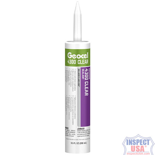 Geocel 4300 Clear Sealant (GC58000) 9.5 Ounce Tube