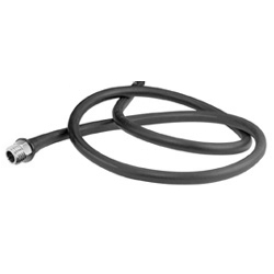 Replacement 36" Clear Tubing (GPK-TF) 1/4" NPT Brass Fitting