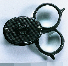 8x 4x Round Magnifying Glass (536) Non-Conductive Frame