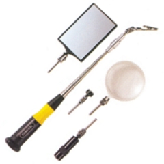 5 Piece Inspection Set Mirror, Magnet, Magnifier, Light (759905) Case