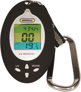 Personal UV Monitor & Exposure Timer (UV112) Temperature & Time