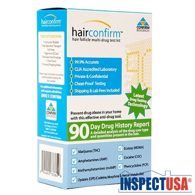 HairConfirm Hair Drug Test Kit (HC1) Seven Elements