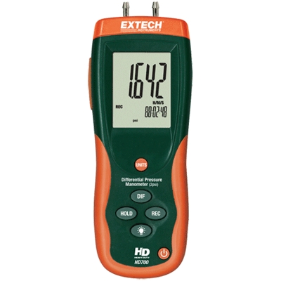 Manometer Digital 55.4" WC (M700) -2 to 2 psi