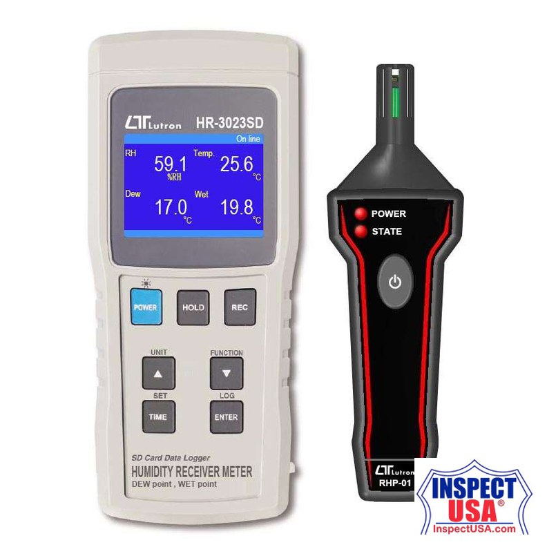 Lutron Humidity Receiver Meter (HR-3023SD)