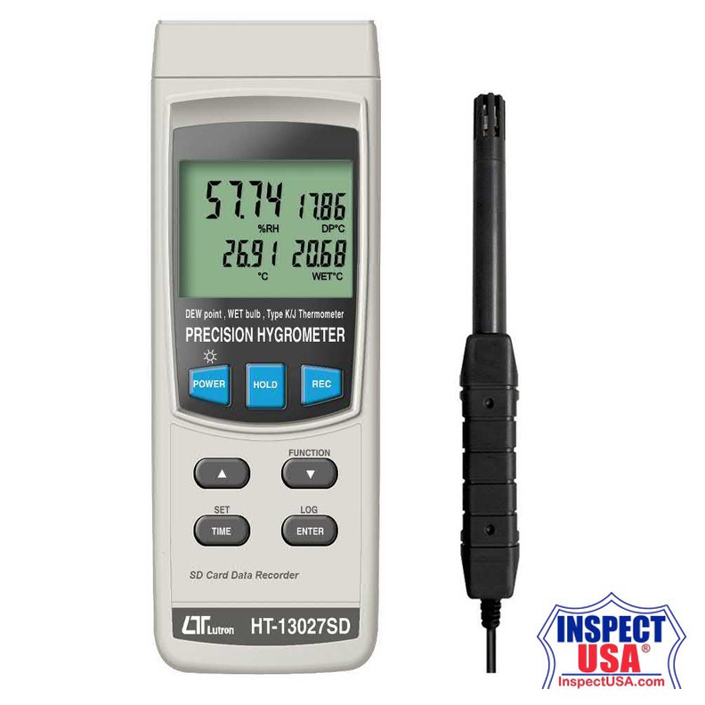 Lutron Precision Hygrometer (HT-13027SD)
