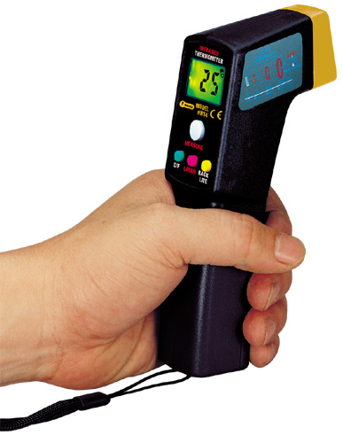 Infrared Non-Contact Thermometer 8:1, 0° to 788°F (IRT4) Laser