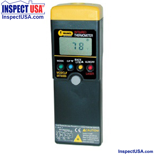 Infrared Non-Contact Thermometer 8:1, -20° to 788°F (IRT8) Laser