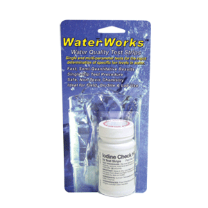 Iodine in Water Test Strip 0-300ppm (480064) 50 Tests 32 Second Result