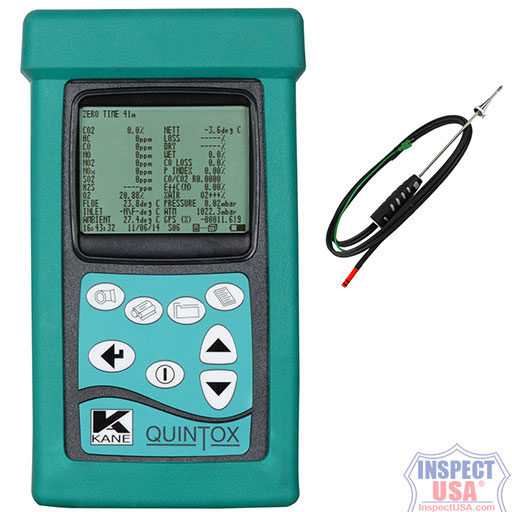 Kane May 9206 Combustion Analyzer (K9206) with Probe & Case