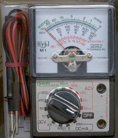 Analog Multi-Purpose Multi-Tester (M1K) with Test Leads & Battery
