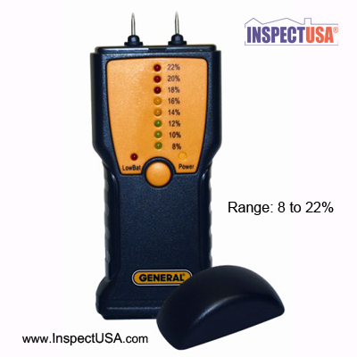 General Tools Moisture Meter 8-22% (MM1E) Electrode Pin Type