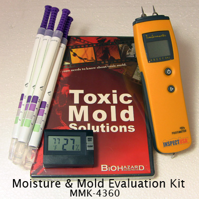 Moisture & Mold Evaluation Kit (MMK-4360) DVD, Meter, RH & Swabs