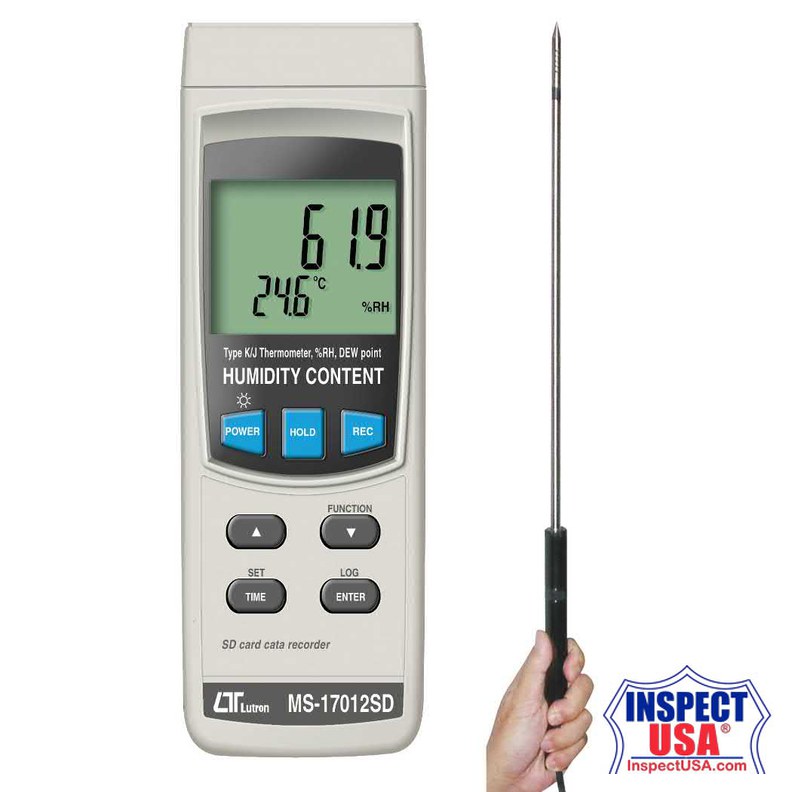 Lutron Humidity Content Meter (MS-17012SD)