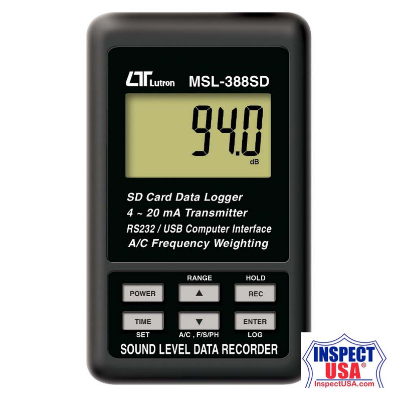 Lutron Sound Level Data Recorder (MSL-388SD)