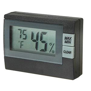 Thermometer Hygrometer 14°-140°F 10-99% RH (P0250) 2" x 1.5"
