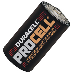 D Duracell Alkaline Battery (PC1300) 1.5v Procell