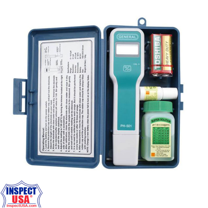 Digital Pen Style pH Test Meter 0 to 14 pH (PH501) Water Resistant