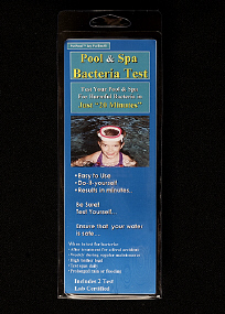 Bacteria in Water Test Kit; Great for Pools & Spas (2 tests)