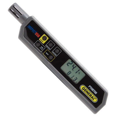 Thermo Hygrometer Pen Style 14° to 122°F (PTH8708) with Clip